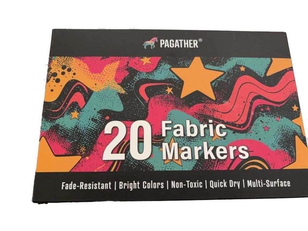 NEW Pagather 20 Fabric Markers Set Fade-Resistant Non-Toxic